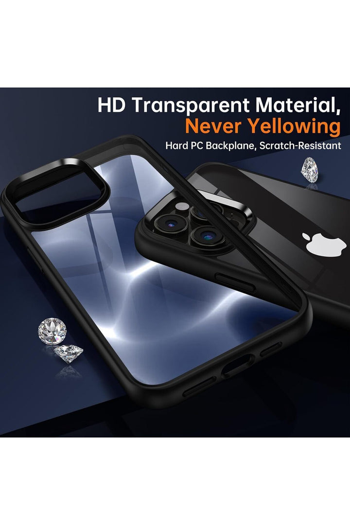 iPhone 15 Pro Max Uyumlu Kılıf Kamera Çevresi Metal Sararmaya Karşı Dayanıklı Koruyucu Silikon Kapak