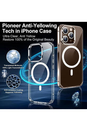 iPhone 16 Pro Max Uyumlu Kılıf Kamera Koruma Camı Ekran Koruyucu Şeffaf Magsafe Temperli Cam Koruma