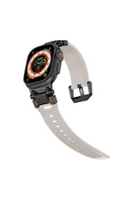 Load image into Gallery viewer, Apple Watch 8 7 6 5 4 3 2 1 42mm/44mm/45mm/49mm Uyumlu Kordon Ayarlanabilir Titanyum Metal Başlıklı
