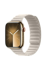 Load image into Gallery viewer, Apple Watch 9 8 7 6 5 4 3 2 1 Se 38mm/40mm/41mm Uyumlu Kordon Mıknatıslı Magnetli Deri Kordon
