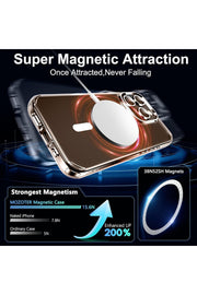 iPhone 16 Pro Uyumlu Kılıf Kamera Koruma Camı Ekran Koruyucu Şeffaf Magsafe Temperli Cam Koruma