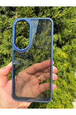 Load image into Gallery viewer, Samsung Galaxy S24 Fe Uyumlu Kılıf Siyah Transparan Şeffaf Kamera Çevresi Metal Koruyucu Silikon
