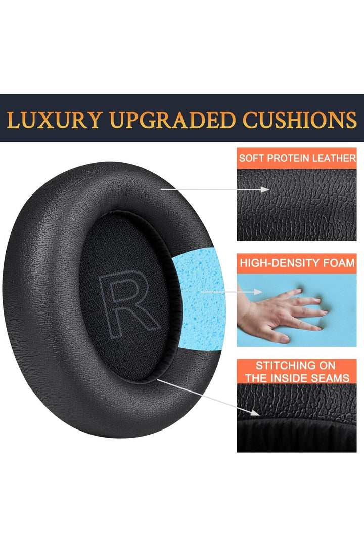 Ankr Soundcore Life Q30/Q35 Uyumlu Kulaklık Pedi Kumaş Koruyucu Yedek Kulaklık Pedi Kulaklık Süngeri