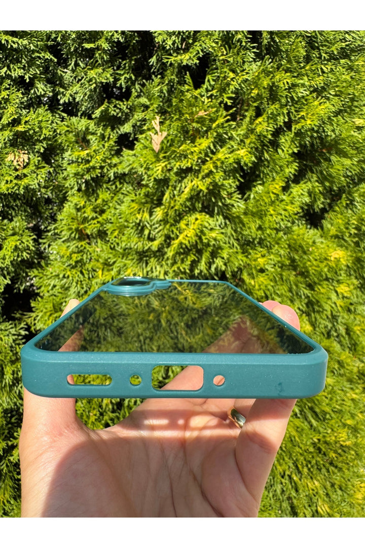 Samsung Galaxy A56/A36 Uyumlu Kılıf Siyah Transparan Şeffaf Kamera Çevresi Metal Koruyucu Silikon
