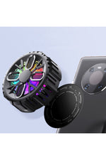 Load image into Gallery viewer, iPhone/Samsung ve Telefon Kıskaç Aparatlı Magsafe Tabletler için Soğutucu RGB Isı Önleyici Fan
