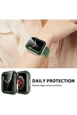 Load image into Gallery viewer, Apple Watch 8 7 45mm Uyumlu Kılıf Ekran ve Kasa Koruyucu Şeffaf Parlak Watch Kasa 360 Koruma
