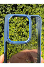 Load image into Gallery viewer, Xiaomi Mi 14T Pro Uyumlu Kılıf Siyah Transparan Şeffaf Kamera Çevresi Metal Koruyucu Silikon Kapak

