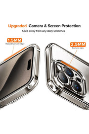 iPhone 15 Pro Max Uyumlu Şeffaf Kılıf Kamera Çıkıntılı Koruyucu Slim Renksiz İnce Esnek Silikon