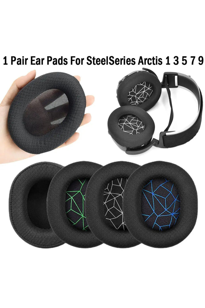 Arctis 1/3/5/7/9 Pro Uyumlu Kulaklık Pedi Kumaş Koruyucu Yedek Kulaklık Pedi Kulaklık Süngeri
