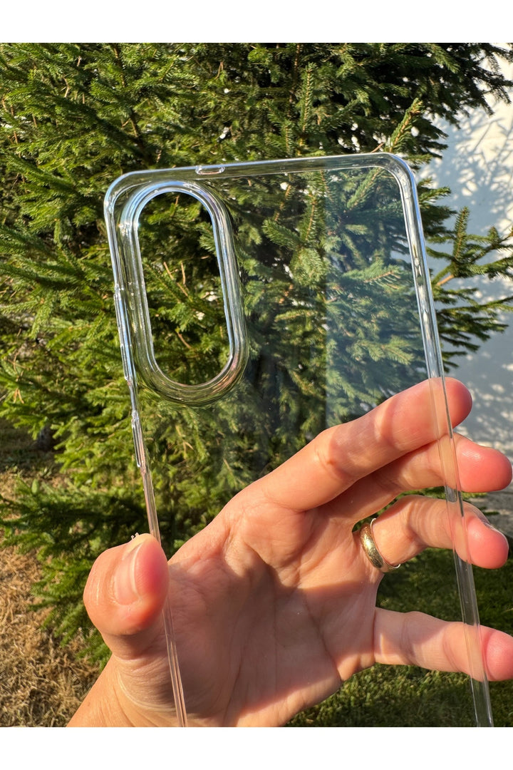 Samsung Galaxy S25 Edge Uyumlu Kılıf Sert Sararmaz Kamera Çevresi Yükseltilmiş Koruyucu Kapak
