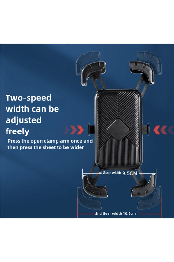 Motosiklet/Bisiklet/Scooter Uyumlu Telefon Tutucu Ayarlanabilir Gidon için Yağmur/Yağış Korumalı