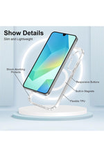 Load image into Gallery viewer, Samsung Galaxy A26 Uyumlu Kılıf Kamera Çıkıntılı Şeffaf Magsafe Kılıf Kablosuz Şarj Destekli Kapak
