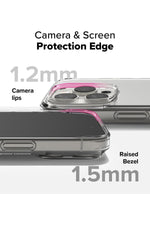 Load image into Gallery viewer, iPhone 16 Pro Uyumlu Kamera Çıkıntlı Korumalı Darbe Önleyici Şeffaf Esnek Renksiz Silikon Kapak
