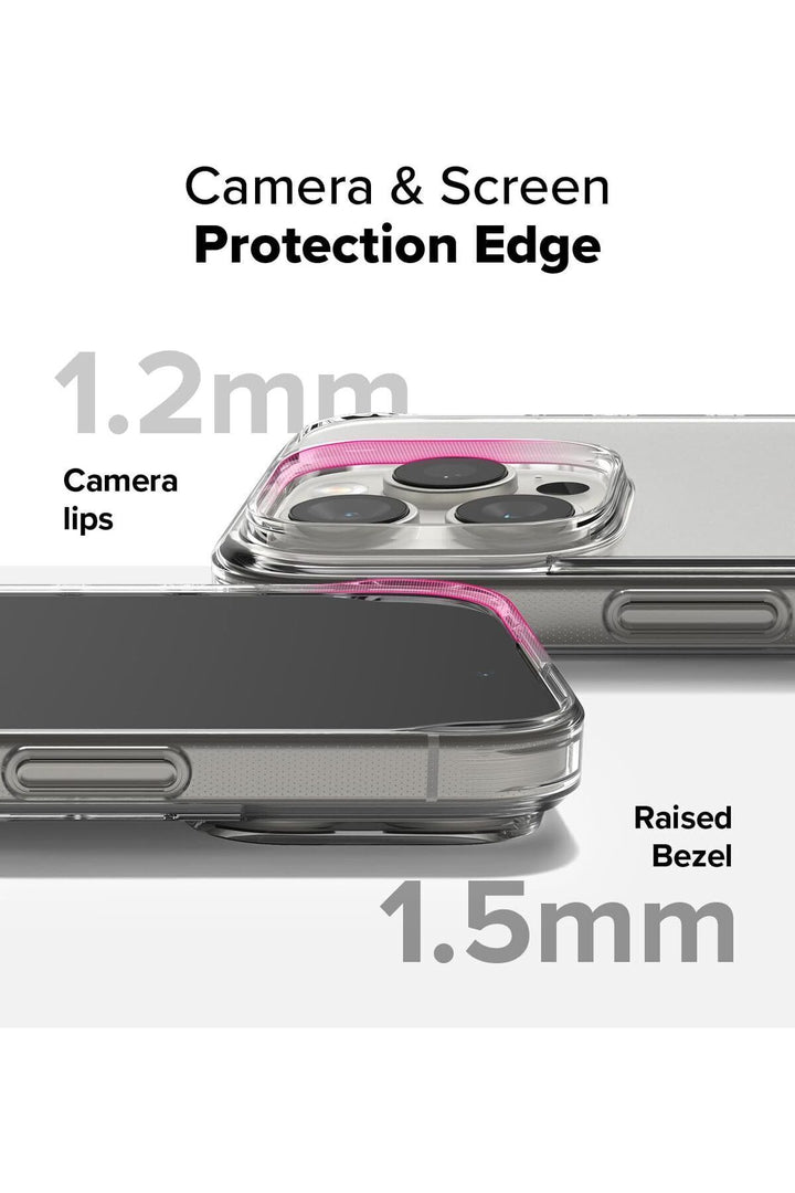 iPhone 16 Pro Uyumlu Kamera Çıkıntlı Korumalı Darbe Önleyici Şeffaf Esnek Renksiz Silikon Kapak