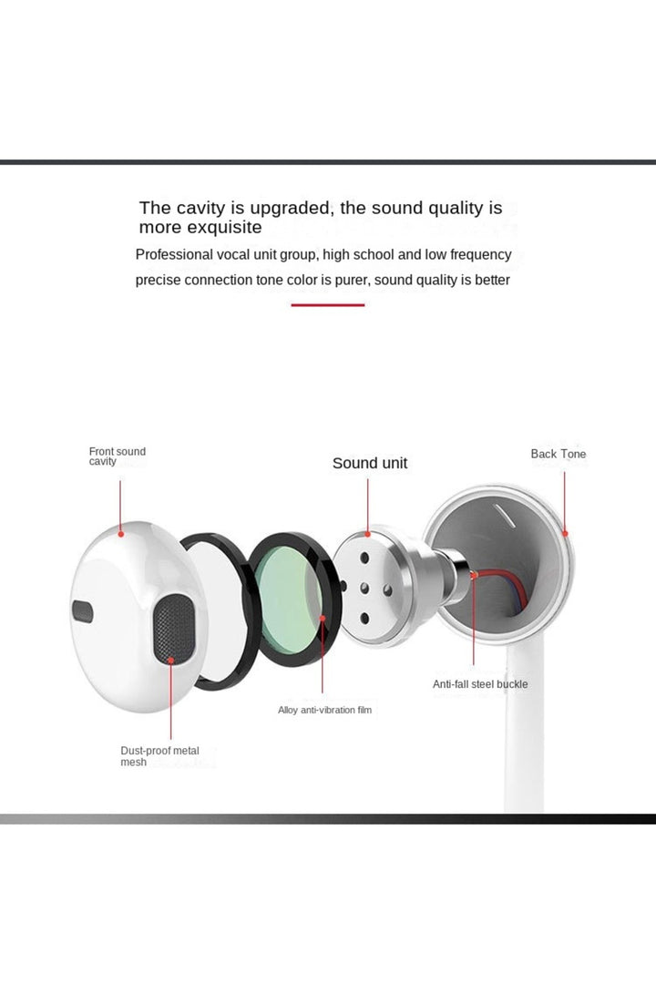 5/5S/6/6S/6S Plus Uyumlu 3.5mm Jack Kulaklık Samsung Xiaomi Huawei Uyumlu Mikrofonlu Kulaklık