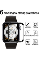 Load image into Gallery viewer, Apple Watch 41mm Uyumlu Koruyucu Ekranı Tam Kaplayan Parmak İzi Bırakmayan Nano 3D Mat Ekran Koruma
