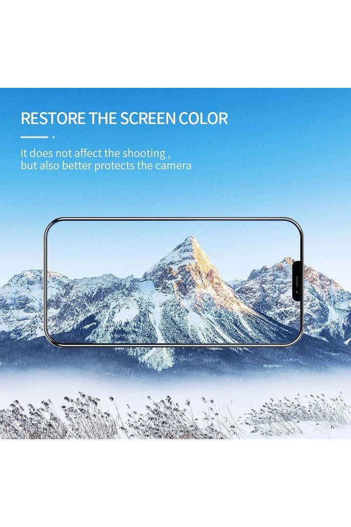 iPhone 13 Uyumlu Şeffaf Kamera Lens Koruyucu Temperli Cam Dayanıklı Kamera Lens Koruma