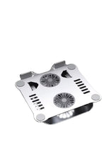 Load image into Gallery viewer, Macbook/Laptop/Notebook Soğutucu Fan Stand RGB LED Işıklı Ayarlanabilir/Katlanabilir 360 Dönebilen

