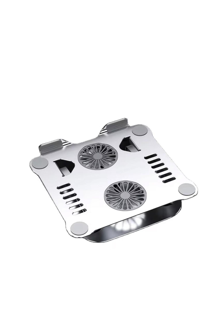 Macbook/Laptop/Notebook Soğutucu Fan Stand RGB LED Işıklı Ayarlanabilir/Katlanabilir 360 Dönebilen