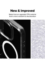 Load image into Gallery viewer, iPhone 16 Pro Max Uyumlu Kılıf Kamera Çıkıntılı Şeffaf Magsafe Kılıf Kablosuz Şarj Destekli Kapak

