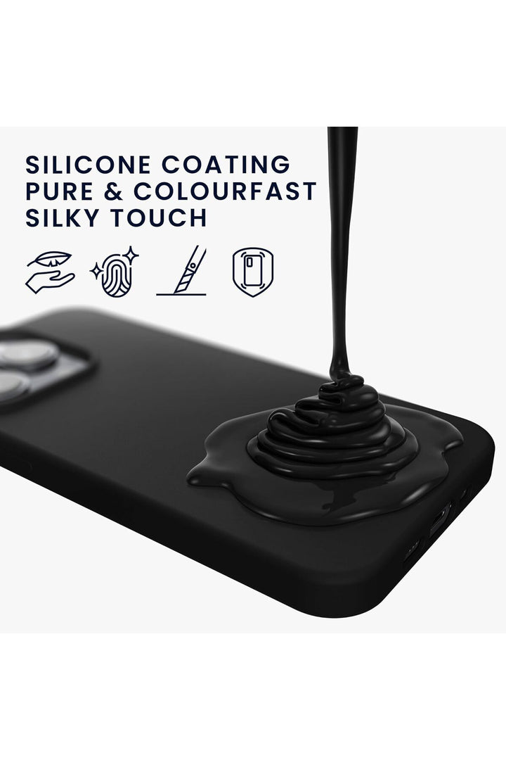 Yüksek Kaliteli iPhone 15 Pro Max Uyumlu Kılıf Liquid Silikon Renkli Mat Lekelere Dayanıklı Kaymaz