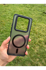 Load image into Gallery viewer, Xiaomi Redmi Note 14 Pro/note 14 Pro Plus Uyumlu Kılıf Magsafe Renkli Kamera Etrafı Metalik Kapak
