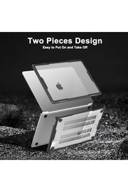 MacBook Pro 13.3' A2338 A2251 A2289 A2159 A1989 A1708 Uyumlu Antishock Koruyucu Kılıf Kasa Koruma