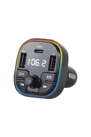Bluetooth Araç Kiti Araç Fm Transmitter USB Type-C SD Kart MP3 Flash Için Uygun PD Çakmaklık Girişli
