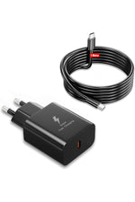 Load image into Gallery viewer, Samsung Galaxy S22/S23/24 Fe/S24 Plus/S25 Ultra Uyumlu Hızlı Şarj Aleti 25W USB-C Type-C Şarj Cihazı
