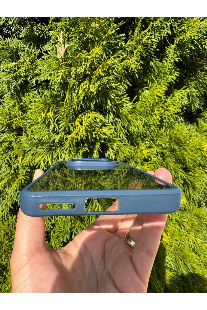 Xiaomi Redmi Note 14 Pro Uyumlu Kılıf Siyah Transparan Şeffaf Kamera Çevresi Metal Koruyucu Silikon