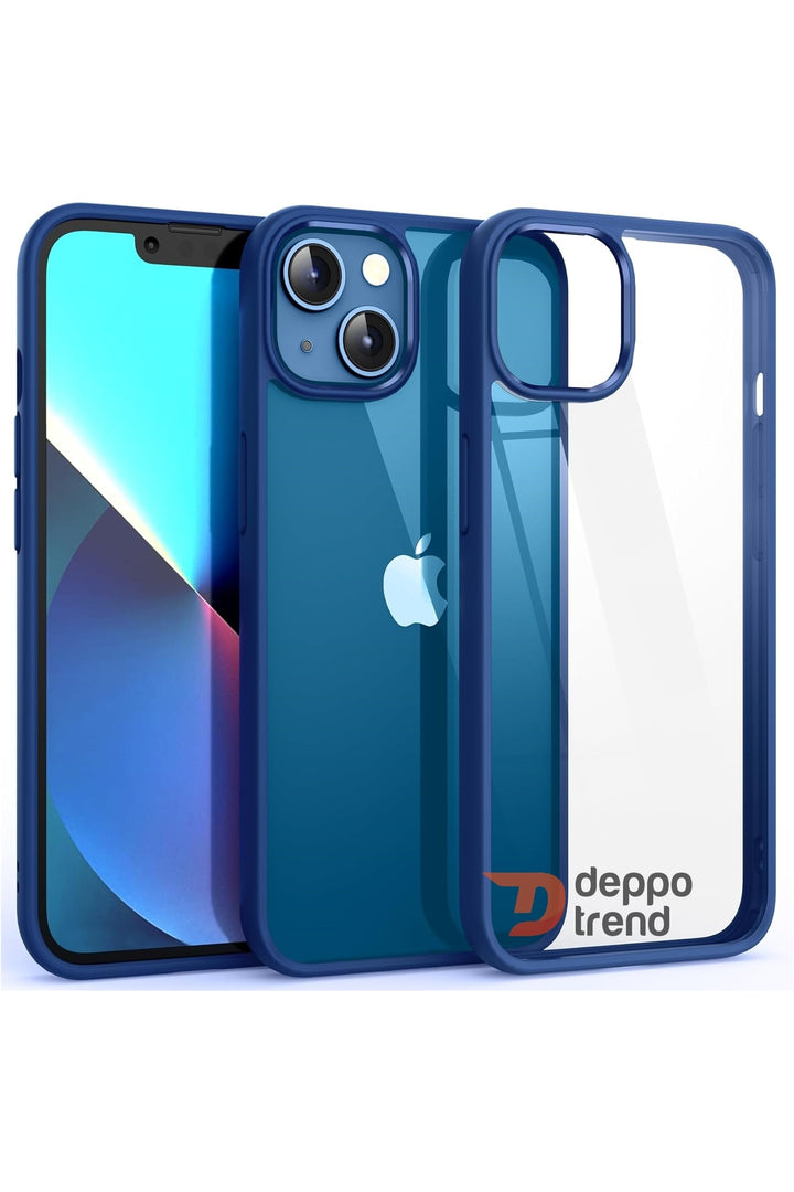 iPhone 13 Uyumlu Kılıf Kamera Çevresi Metal Sararmaya Karşı Dayanıklı Koruyucu Silikon Kapak