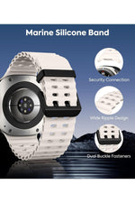 Load image into Gallery viewer, Samsung Galaxy Watch Ultra 47mm Uyumlu Kordon Liquid Silikon Spor Renkli Kordon
