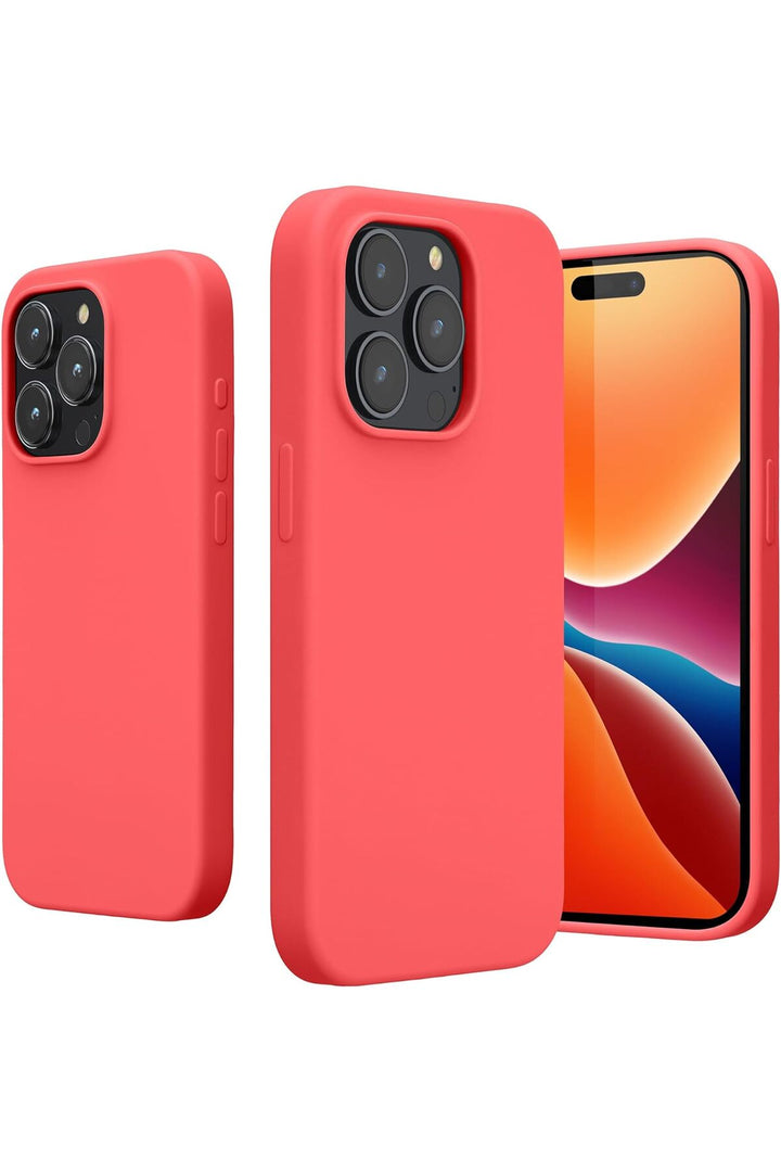 Yüksek Kaliteli iPhone 14 Pro  Uyumlu Kılıf Liquid Silikon Renkli Mat Lekelere Dayanıklı Kaymaz