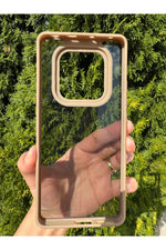 Load image into Gallery viewer, Xiaomi Redmi Note 14 Pro Uyumlu Kılıf Siyah Transparan Şeffaf Kamera Çevresi Metal Koruyucu Silikon
