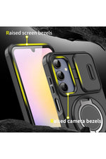 Load image into Gallery viewer, Samsung Galaxy A56 Uyumlu Kılıf Kamera Korumalı Sürgülü 360 Dönebilen Magsafe Stand Tank Kapak
