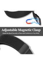 Load image into Gallery viewer, Huawei Watch Fit 3 Uyumlu Kordon Mıknatıslı Ayarlanabilir Paslanmaz Metal Kordon Örgü Hasır Kordon

