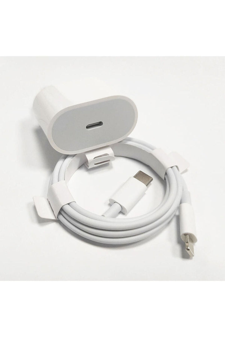 Apple iPhone 20W Hızlı Şarj Özellikli Usb-C Power Güç Adaptör ve Kablo (iPhone 14 - 13 - 12 - 11)