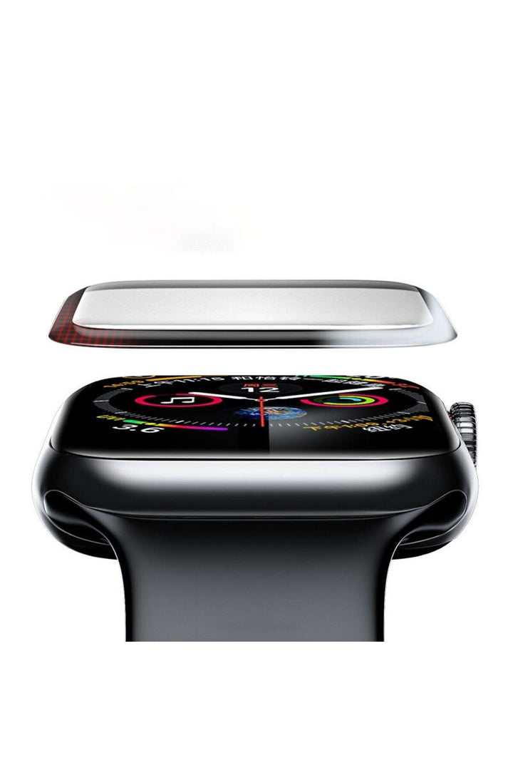 Apple Watch 42mm Uyumlu Ekran Koruyucu Kırılmaya ve Darbelere Karşı Dayanıklı Esnek Nano Tam Koruma