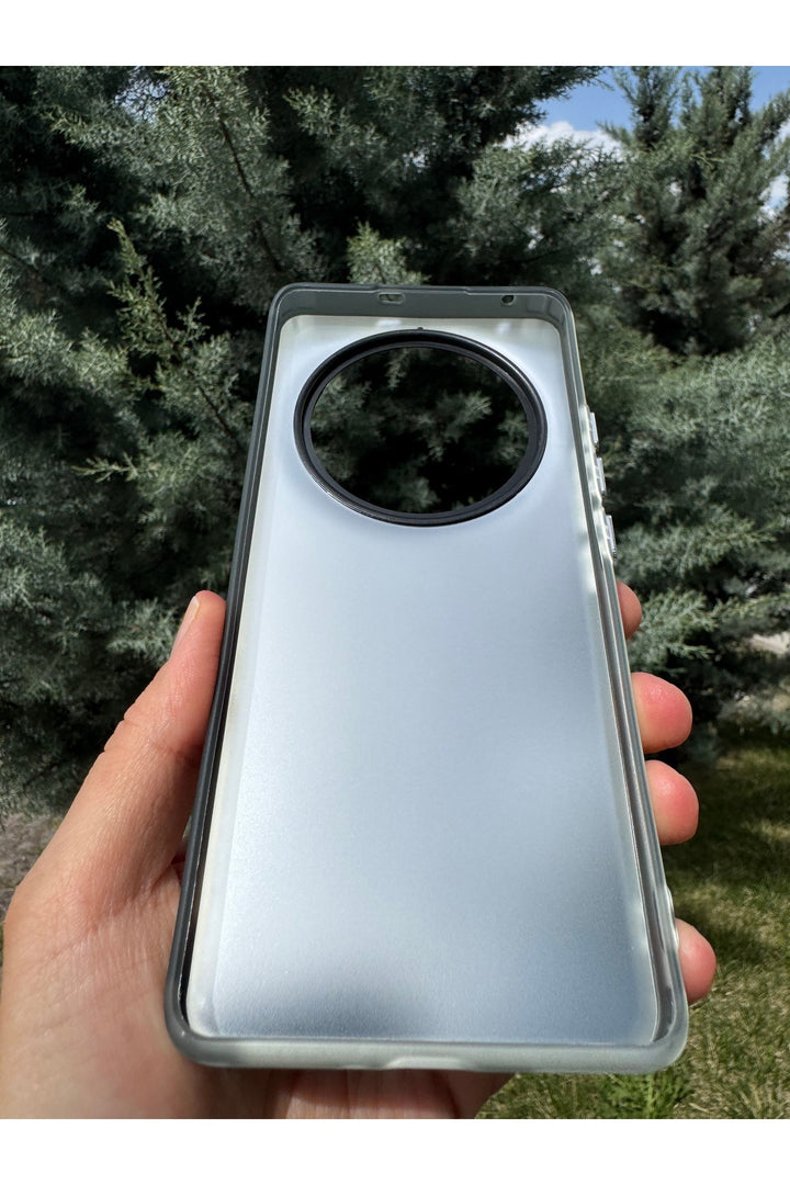 Realme 12 Pro Plus Uyumlu Kılıf Leopar Desenli Kahverengi Çizgili Metalik Tuşlu Kamera Çıkıntılı