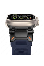 Load image into Gallery viewer, Apple Watch 8 7 6 5 4 3 2 1 42mm/44mm/45mm/49mm Uyumlu Kordon Ayarlanabilir Titanyum Metal Başlıklı
