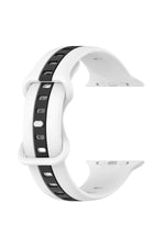 Load image into Gallery viewer, Apple Watch 9 8 7 6 5 4 3 Se 38mm/40mm/41mm Uyumlu Kordon Ayarlanabilir Renkli Çizgili Silikon
