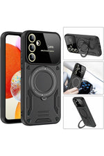 Load image into Gallery viewer, Xiaomi Redmi Note 13 Pro 4G Uyumlu Kılıf Magsafe Standlı Kamera Lens Korumalı Dayanıklı Renkli Tank
