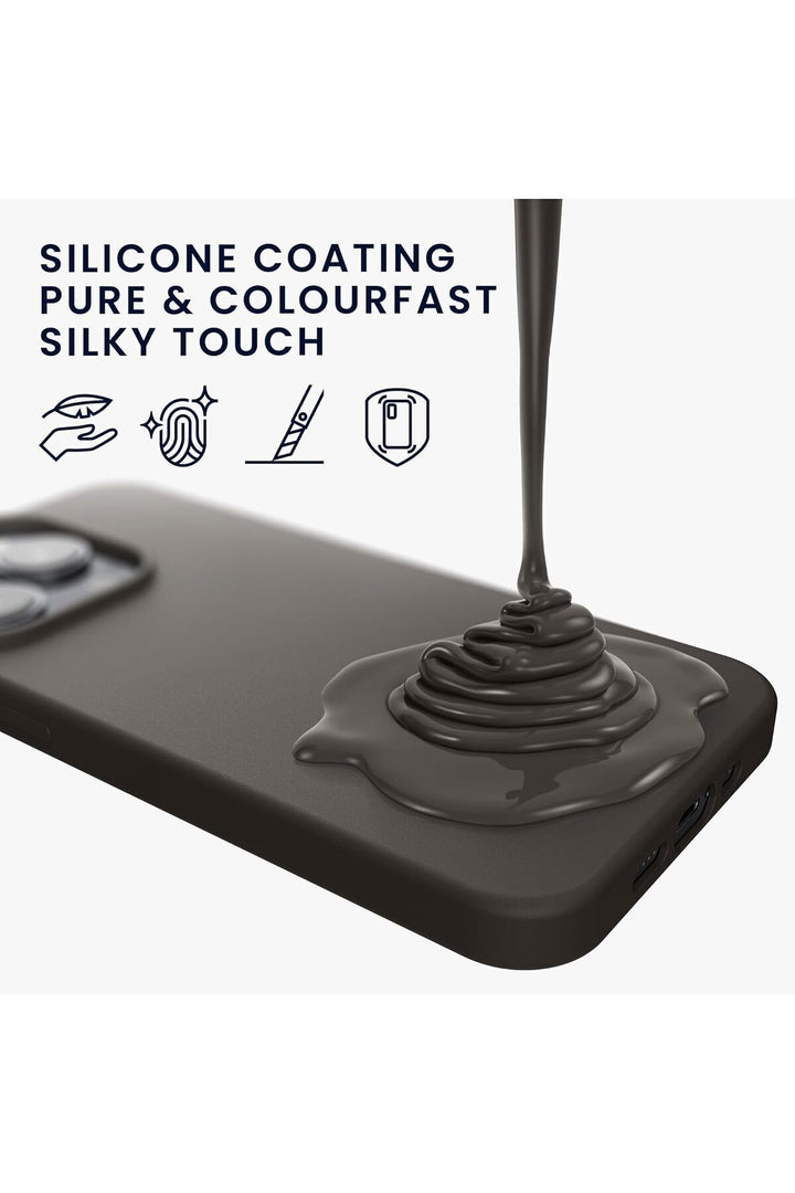 Yüksek Kaliteli iPhone 16 Pro Max  Uyumlu Kılıf Liquid Silikon Renkli Mat Lekelere Dayanıklı Kaymaz