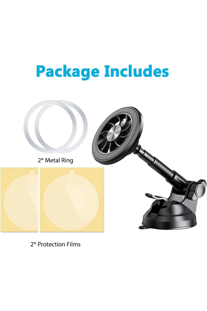 Yüksek Kaliteli Araç içi Vantuzlu Magsafe Telefon Tutucu Ayarlanabilir 360 Dönebilen Manyetik Tutucu