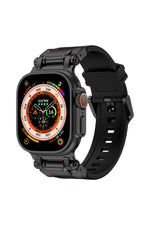 Load image into Gallery viewer, Apple Watch 8 7 6 5 4 3 2 1 42mm/44mm/45mm/49mm Uyumlu Kordon Ayarlanabilir Titanyum Metal Başlıklı
