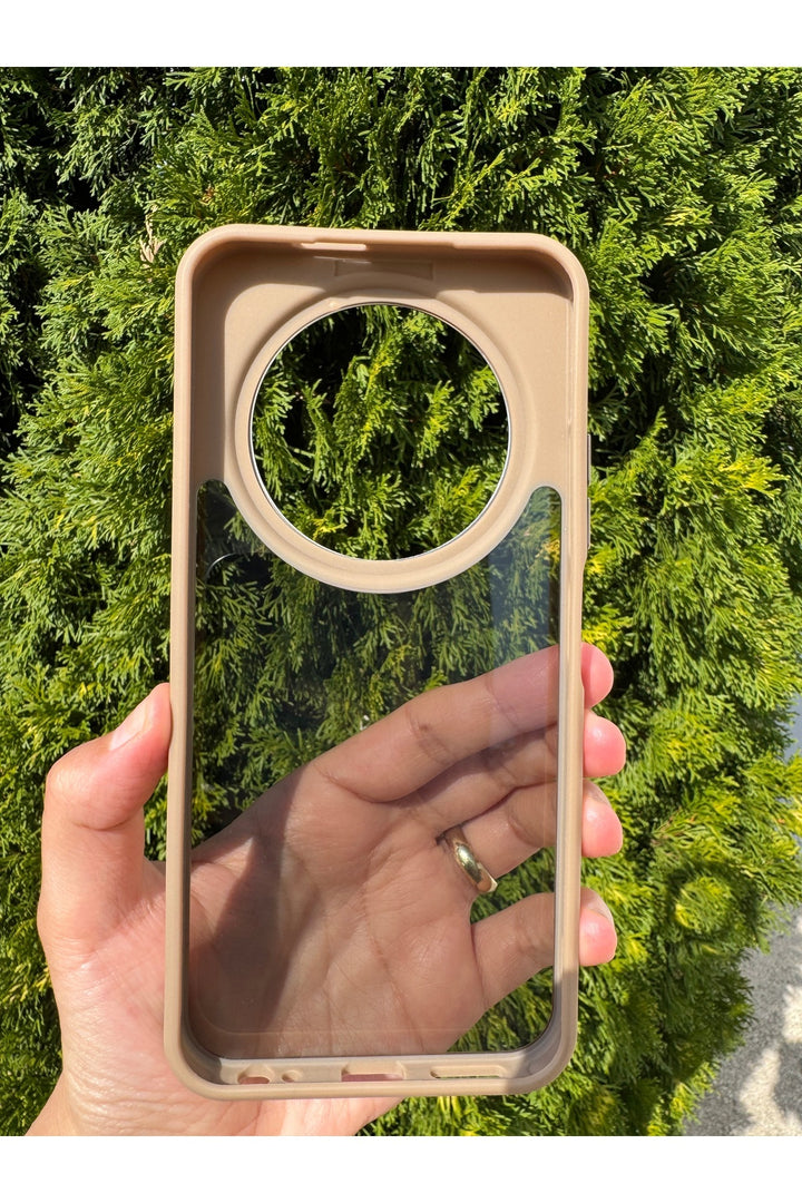 Tecno Spark 30C Uyumlu Kılıf Siyah Transparan Şeffaf Kamera Çevresi Metal Koruyucu Silikon Kapak