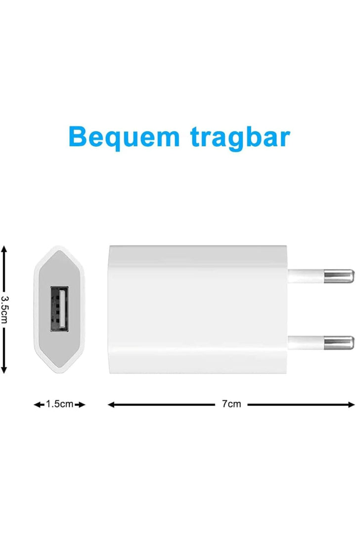 Apple iPad iPhone 4/5/6/7/8/8/Plus/Se/X/Xs/11/12/13/14 Uyumlu 1A 5W Şarj Adaptörü Şarj Başlığı/Cihaz
