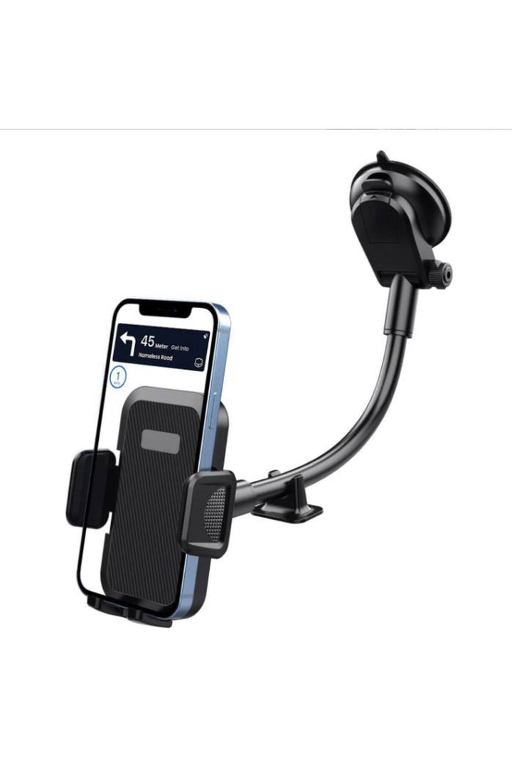 Araç içi Telefon Tutucu Büyük Boy Uzun Vantuzlu Cam ve Torpido için Uygun 360 Dönebilen Tutucu
