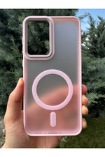 Load image into Gallery viewer, Samsung Galaxy A36 Uyumlu Kılıf Magsafe Renkli Kamera Etrafı Koruyucu Metalik Silikon Sararmaz Kapak
