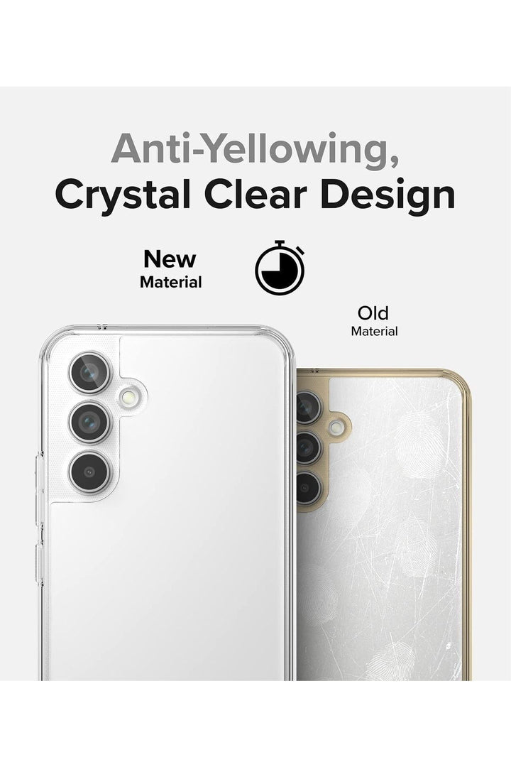 Samsung Galaxy A54 Uyumlu Kılıf 3D Kamera Koruma Darbe Önleyici Şeffaf Esnek Renksiz Silikon Kapak